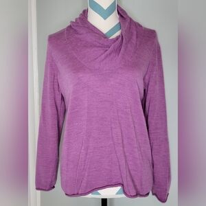 Italian Merino Wool Cowl Neck Sweater